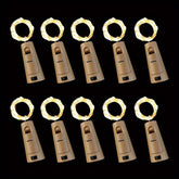 Luzes de garrafa de LED Natalina